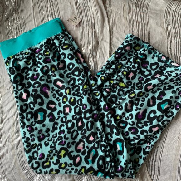 NWT Leopard print pajama pant size Large - Picture 1 of 4